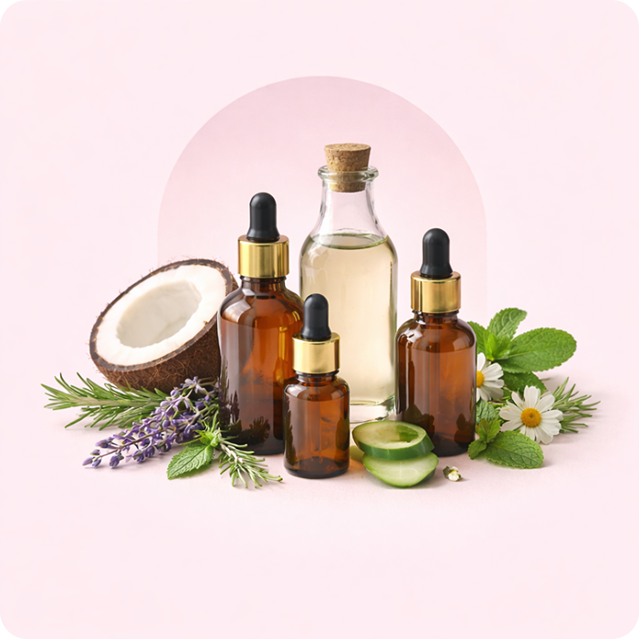 Hair Oil & Essential Oils